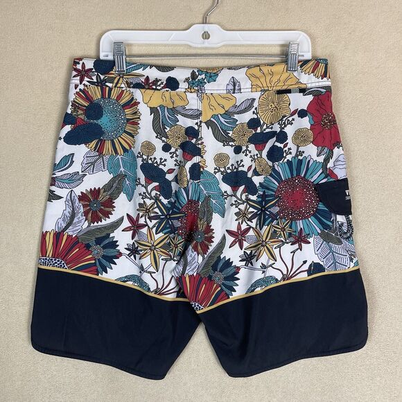 Vissla Short Mens 32 Multicolor Swim Trunk‎ Board Shorts Pocket Adult - Picture 11 of 12